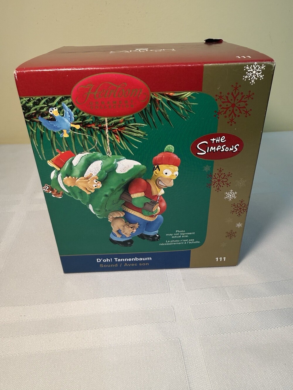 The Simpsons Homer Carlton Cards 2005 Heirloom Christmas Ornament